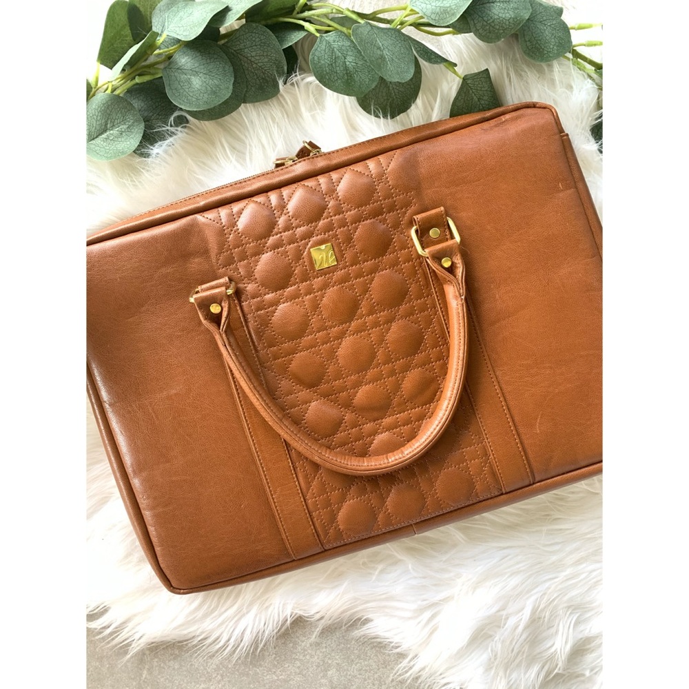 ieDesigned Laptop Double Zip Case Brown 11x16